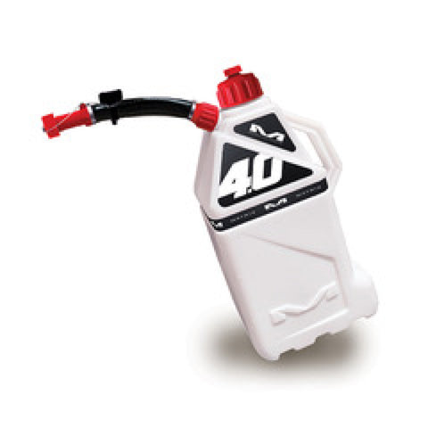 Matrix Concepts M4 0.4 Gallon Utility Can White-Black - M4-201