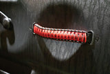 Fishbone Offroad 97-06 Jeep Wrangler Paracord Door Handles - Black/Red - FB55286