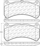 StopTech 08-14 Lexus IS Street Select Front Brake Pads - 305.13650