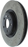 StopTech 12 Audi A6 Quattro/11-12 A7 Quattro/13 Q5/7-11/13 S4/12 S5 Front Right Drilled Rotor - 128.33138R