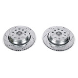 Power Stop 07-17 Lexus LS460 Rear Evolution Drilled & Slotted Rotors - Pair - JBR1350XPR