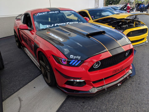 Oracle 15-17 Ford Mustang V6/GT/Shelby Dynamic DRL w/ Halo Kit - ColorSHIFT - Dynamic - 1335-332