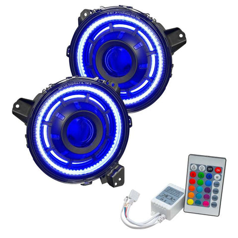 Oracle Oculus Bi-LED Projector Headlights for Jeep JL/Gladiator JT - w/ Simple Controller - 5839-504-B