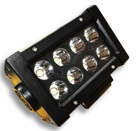 DV8 Offroad BRS Pro Series 5in Light Bar 24W Spot 3W LED - Black - BR5E24W3W