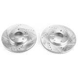 Power Stop 07-10 Kia Rondo Front Evolution Drilled & Slotted Rotors - Pair - JBR1379XPR