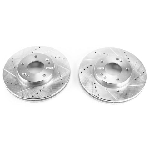 Power Stop 07-10 Kia Rondo Front Evolution Drilled & Slotted Rotors - Pair - JBR1379XPR