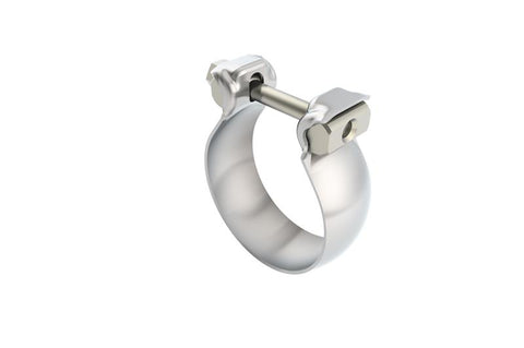 Borla 2.36in (60mm) T-304 Stainless Steel Half Moon/ Swivel Joint Clamp - 18323