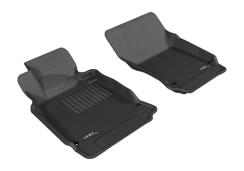 3D MAXpider 2011-2019 Infiniti Q70/M37 Kagu 1st Row Floormat - Black - L1IN01511509