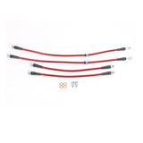 Power Stop 94-99 Mitsubishi Eclipse Front & Rear SS Braided Brake Hose Kit - BH00080