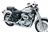 Mustang 04-21 Harley Sportster 4.5 Wide Touring Solo Seat w/Driver Backrest - Black - 79429