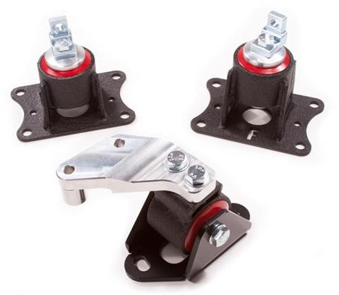 Innovative 04-08 Acura TSX K-Series Black Steel Mounts 75A Bushings - 10751-75A