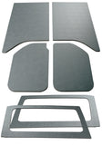 DEI 11-18 Jeep Wrangler JK 2-Door Boom Mat Complete Headliner Kit - 6 Piece - Gray Leather Look - 50289
