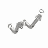 MagnaFlow 66-72 Chevy C10 Pickup V8 2-Piece Front Exhuast Pipe Kit (2in Tubing/Clamps/Inlet Flanges) - 15380