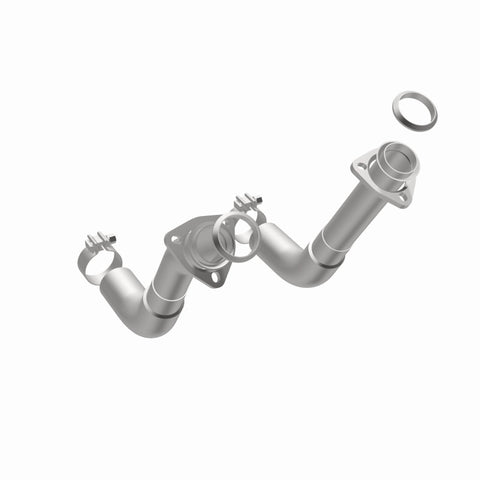 MagnaFlow 66-72 Chevy C10 Pickup V8 2-Piece Front Exhuast Pipe Kit (2in Tubing/Clamps/Inlet Flanges) - 15380