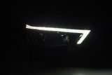AlphaRex 14-20 Toyota 4Runner PRO-Series LED Proj Headlights Alpha-Black w/Sequential Signal/DRL - 880850