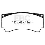 EBC Racing Alcon Mono4 Caliper RP-X Race Pads - DP8066RPX