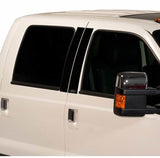 Putco 17-20 Ford SuperDuty - Crew Cab / SuperCab w/ Keypad Black Platinum Pillar Posts Classic - 402680BPFD