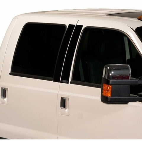 Putco 17-20 Ford SuperDuty - Crew Cab / SuperCab w/ Keypad Black Platinum Pillar Posts Classic - 402680BPFD