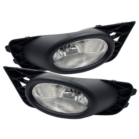 Spyder Honda Civic 09-11 4Dr OEM Fog Lights W/Switch- Clear FL-CL-HC09-4D-C - 5020697