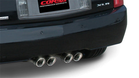 Corsa 04-08 Cadillac XLR 4.6L Polished Sport Cat-Back Exhaust - 14156