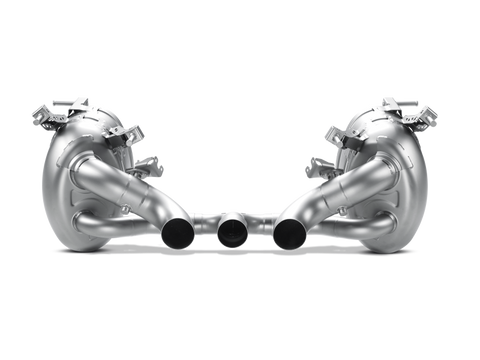 Akrapovic 10-15 Ferrari 458 Italia/458 Spyder Slip-On Line (Titanium) w/ Carbon Tips - MTP-FE458H