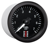 Autometer Stack 52mm 0-7 Bar M10 Male Pro Stepper Motor Fuel Pressure Gauge - Black - ST3305
