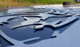 Fishbone Offroad 07-12 Jeep Wrangler JK Hood Louver - Black - FB31133