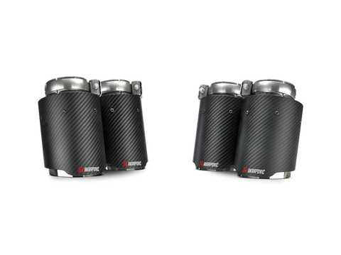 Akrapovic 14-17 BMW M3/M4 (F80/F82) Tail Pipe Set (Carbon) - TP-CT/26