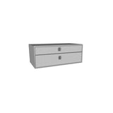 Westin/Brute UnderBody 48in x 20in w/ Top Drawer - Aluminum - 80-UB48-20TD