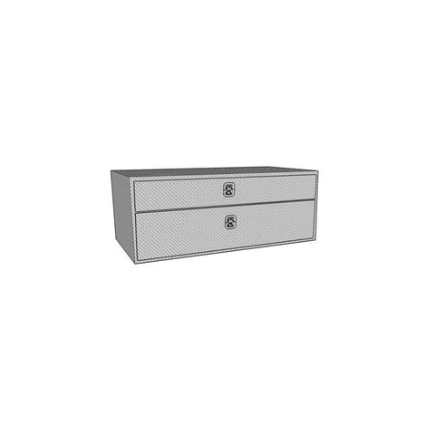 Westin/Brute UnderBody 48in x 20in w/ Top Drawer - Aluminum - 80-UB48-20TD