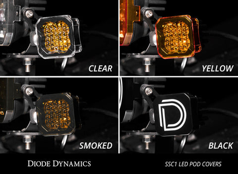 Diode Dynamics Stage Series C1 LED Pod Cover Black Each - DD6603