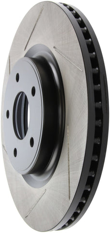 StopTech 13-15 Nissan Pathfinder Slotted Front Right Rotor - 126.42120SR