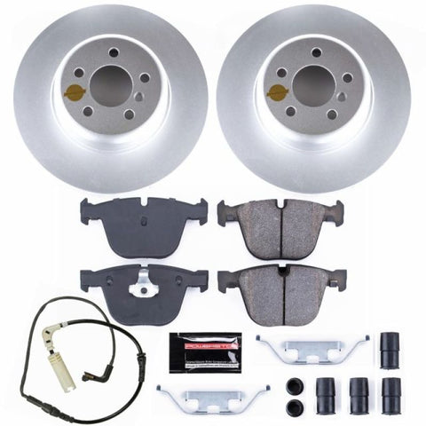 Power Stop 11-15 BMW 740i Rear Z23 Evolution Sport Coated Brake Kit - CRK5694