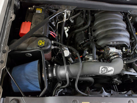 aFe Magnum FORCE Pro 5R Stage-2 Intake 14-17 GM Silverado/Sierra 1500 5.3L/6.2L w/ Electric Fan - 54-12332-GR