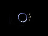 ANZO 2003-2006 Honda Element Projector Headlights w/ Halo Black - 121432