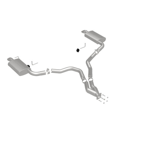 MagnaFlow 75-79 Chevy Corvette V8 5.7L Dual Split Rear Exit Stainless Cat-Back Perf Exhaust - 16710
