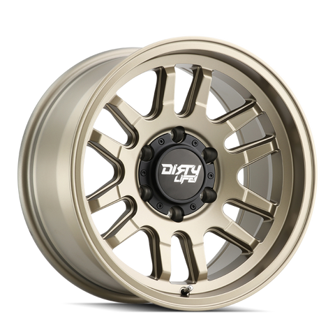 Dirty Life 9310 Canyon 17x9 / 5x139.7 BP / 0mm Offset / 108.1mm Hub Satin Gold Wheel - 9310-7985MGD0