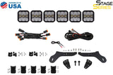 Diode Dynamics 17-20 Ford Raptor SS5 Grille CrossLink Lightbar Kit - Yellow Pro Combo - DD7338