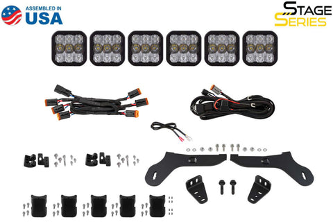 Diode Dynamics 17-20 Ford Raptor SS5 Grille Mount Bracket Kit - DD7334P