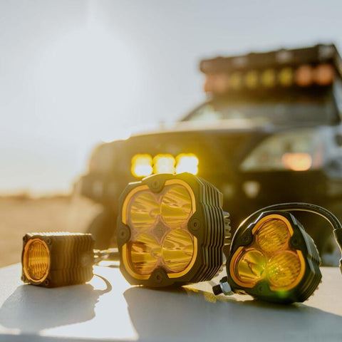 KC HiLiTES FLEX ERA 1 Performance Yellow Spread Beam Lens - 4265