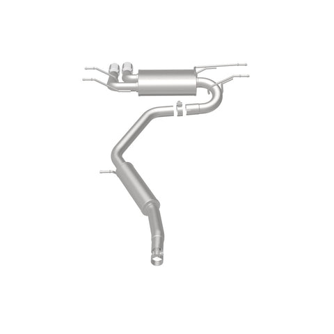 MagnaFlow 15-16 Mazda Miata MX-5 L4 2.0L SS Cat-Back Perf Dual Pass Side Rear Exit Exhaust 3in Tips - 19132