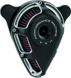 Performance Machine 91-Up XL Jet Air Cleaner - Contrast Cut - 0206-2114-BM