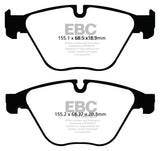 EBC 10+ BMW 535i 3.0 Turbo (F10) Redstuff Front Brake Pads - DP32103C
