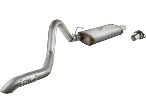 aFe MACHForce XP Exhausts Cat-Back SS-409 EXH CB Jeep Cherokee XJ 91-01 I6-4.0L HT - 2.5 In. - 49-46225