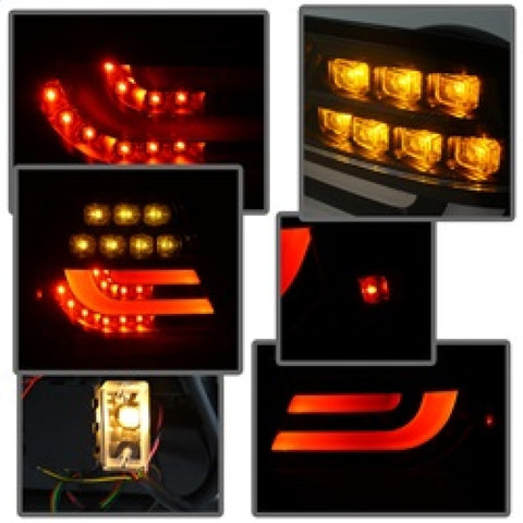 Spyder 04-06 BMW E46 2Dr (Coupe ONLY No Conv.) Lgtbar Styl LED Tail Lghts Blk ALT-YD-BE4604-LBLED-BK - 5076564