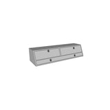Westin/Brute Contractor TopSider 88in w/ Doors - Aluminum - 80-TBS200-88D