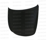 Seibon 08-09 Infiniti G37 2-door OEM Carbon Fiber Hood - HD0809INFG372D-OE
