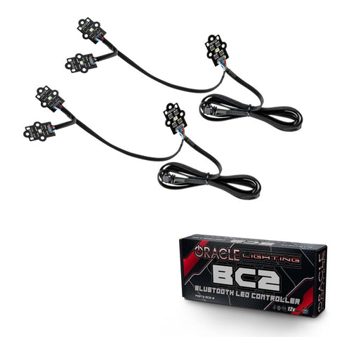 Oracle 19-21 Chevy Silverado 1500 RGB+W Headlight DRL Kit - ColorSHIFT w/ BC1 Controller - 1441-335