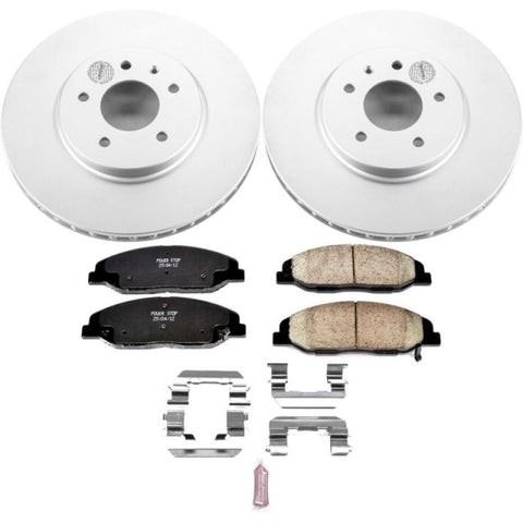 Power Stop 09-11 Cadillac STS Front Z17 Evolution Geomet Coated Brake Kit - CRK5538