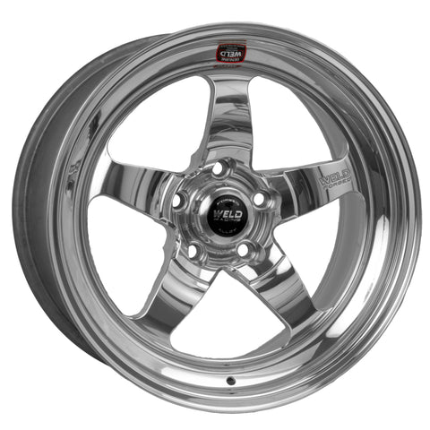 Weld S71 17x10 / 5x4.5 BP / 7.3in. BS Polished Wheel (Medium Pad) - Non-Beadlock - 71MP7100A73A